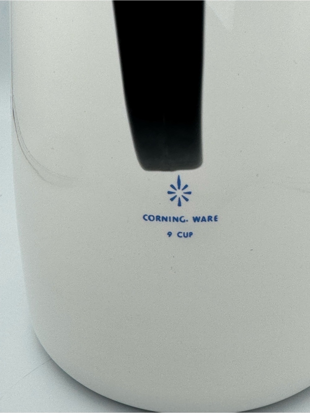 Vintage CorningWare 9 Cup Coffee Tea Pot Blue Cornflower Complete - Picture 2 of 8